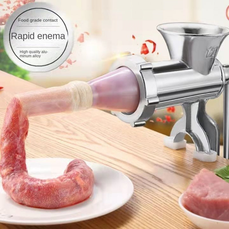 Alüminium go'sht maydalagich kolbasa uchun, sarimsoq pastasi, chili maydalagich, simsiz oshxona asbobi