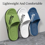 Обувь для мужчин и женщин EVA шлепанцы с мультяшным узором, легко надевающиеся, для дома, улицы и пляжа