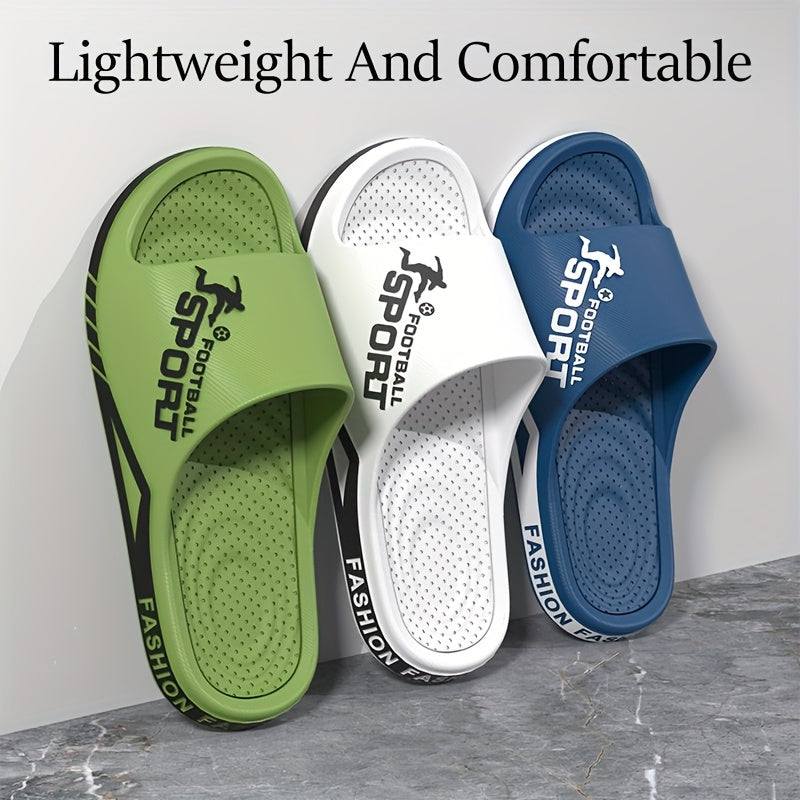 Unisex EVA Slides Cartoon Pattern Slip-On Indoor Outdoor Beach Sandals