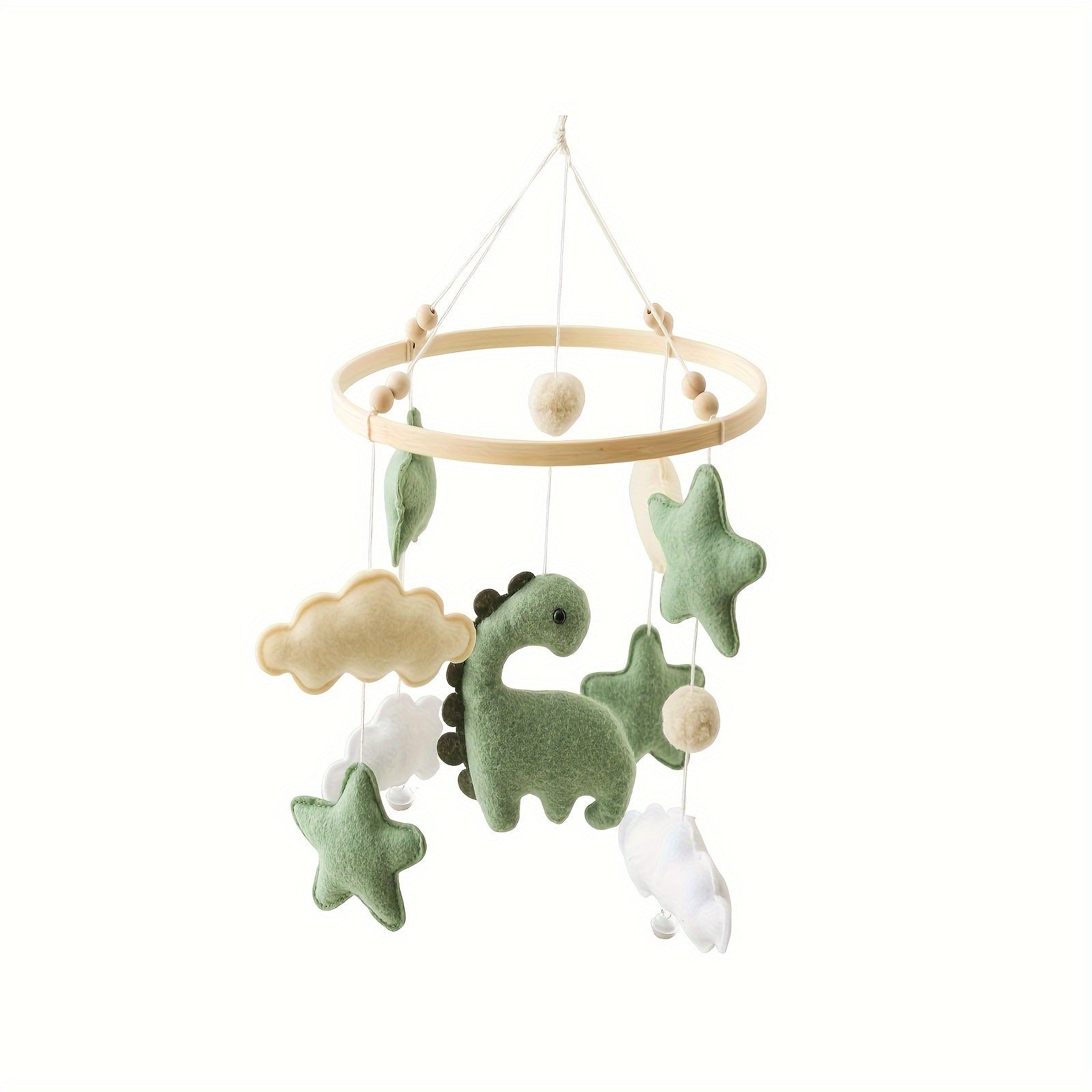 Hanging Baby Toy for Children Dinosaur and Cloud Designs Assorted Colors