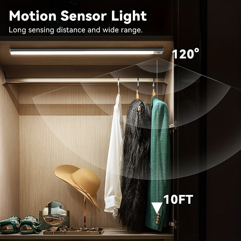 Adjustable Brightness USB Rechargeable LED Cabinet Light with Magnetic Mount