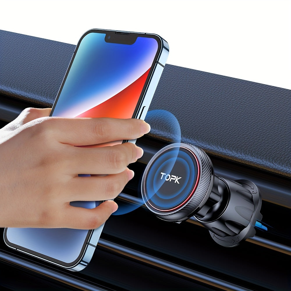 Magnetic Car Phone Holder Upgraded N52 Strong Mount for All Smartphones