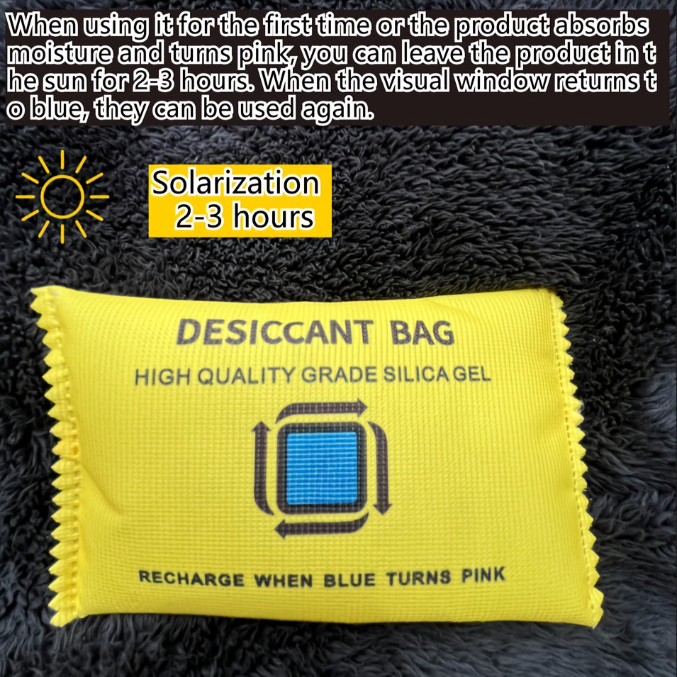 Многоразовая силиконовая сумка-осушитель с изменением цвета для гардероба и дома