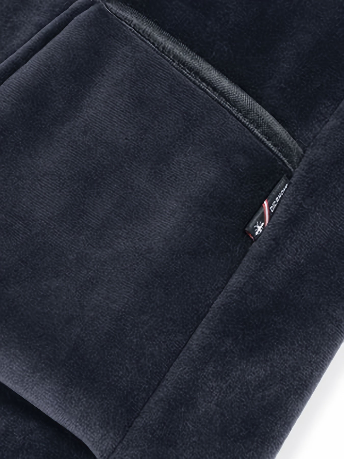 Fleece-Lined Thermal Vest for Men Winter Warmth Zip-Up Solid Polyester