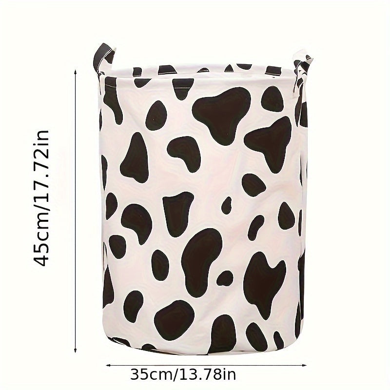 Durable Textile Storage Basket with Fish and Leaf Pattern for RV Organization