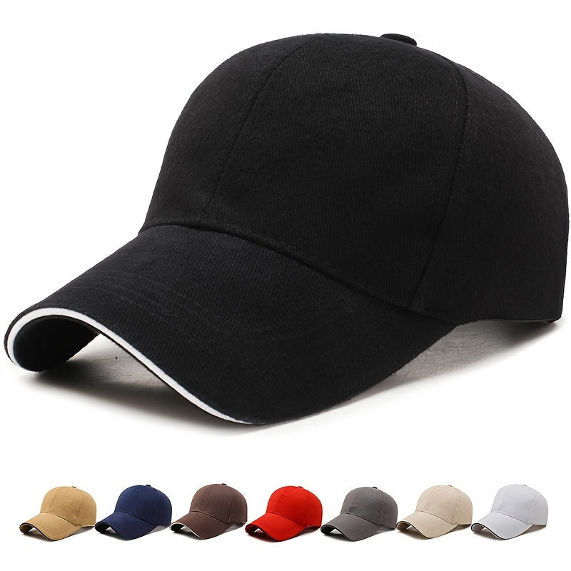 Unisex Cotton Baseball Cap for Outdoor Sports and Camping