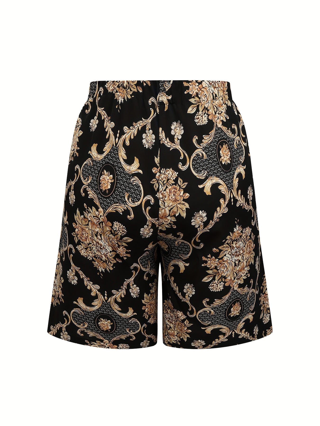 Брюки женские больших размеров с цветочным принтом, повседневные, легкие, летние, для отпуска