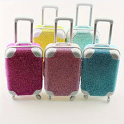 Plastic Jewelry Storage Box Mini Suitcase Organizer for Accessories Shoes Watches