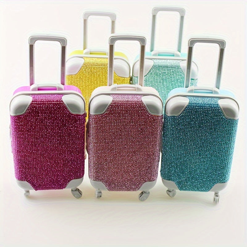 Plastic Jewelry Storage Box Mini Suitcase Organizer for Accessories Shoes Watches