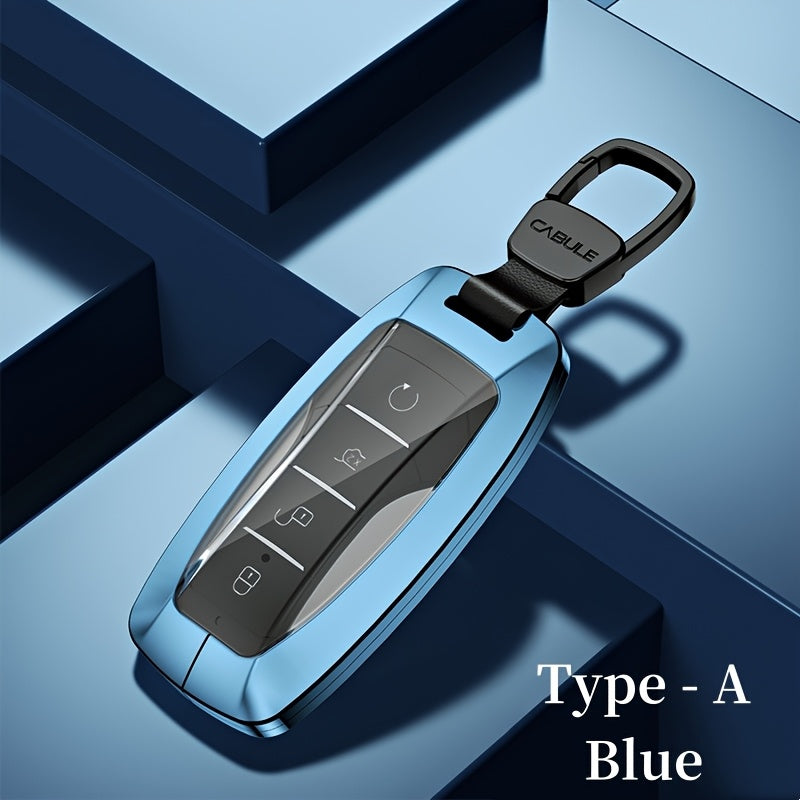 Car Key Case Aluminum Alloy Lightweight Seamless Fit for Qin Plus Song Plus Tang DMI Han Yuan