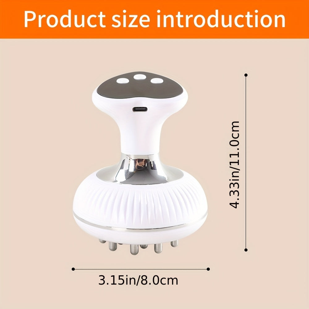 Electric Massage Brush USB Rechargeable with 19 Speeds for Full Body Relaxation