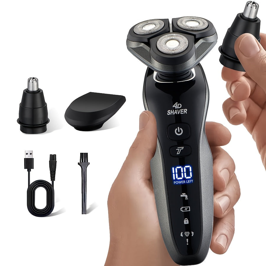 Men's 3-in-1 Electric Shaver Set for Father's Day Gift