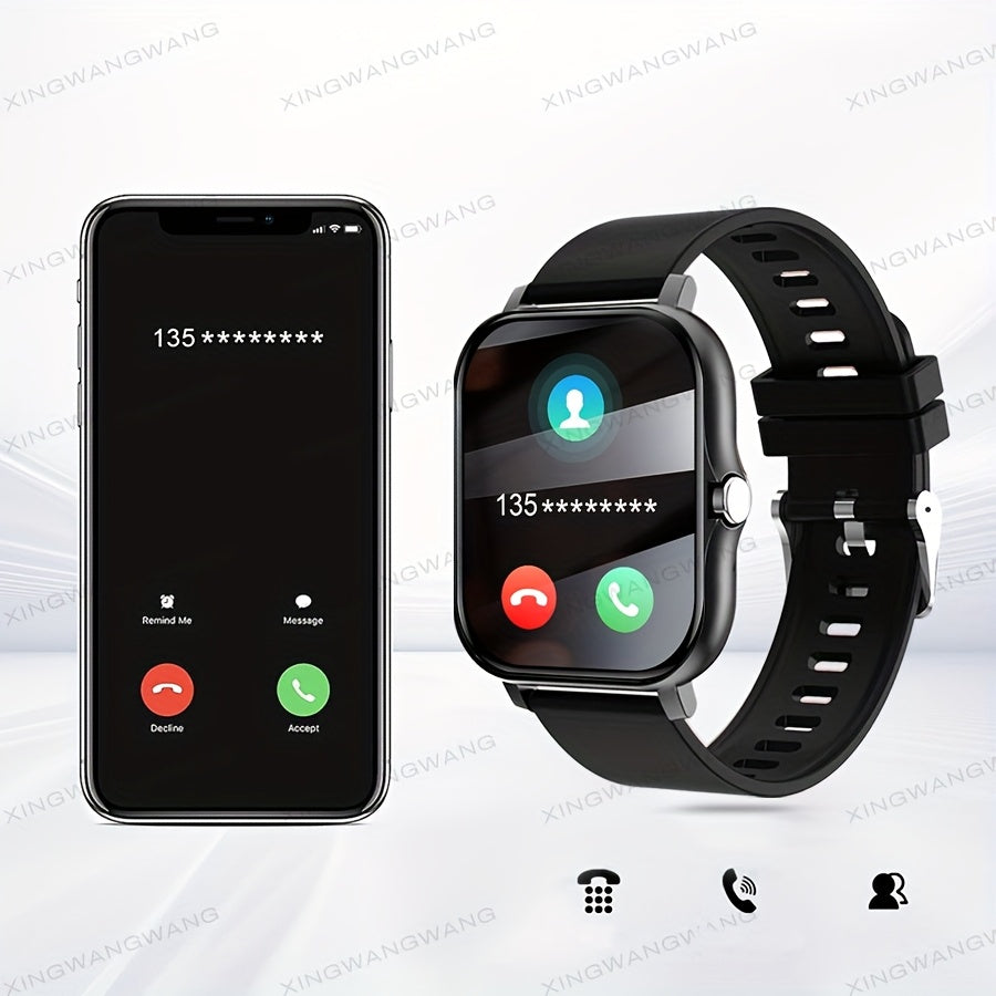 2024 Sports Smartwatch for Men and Women 1.83-Inch Touch Screen Call and Message Features