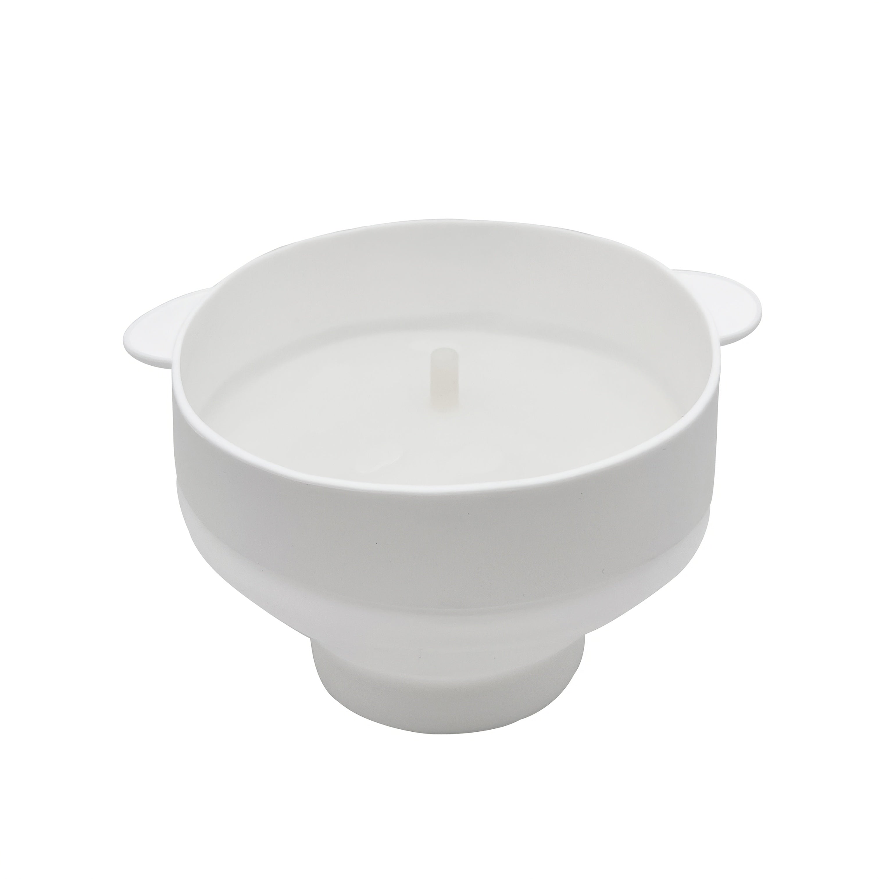 Mikroto'lqinli pech yoki issiq havoda popkorn uchun yopiladigan silikon popkorn qutisi.