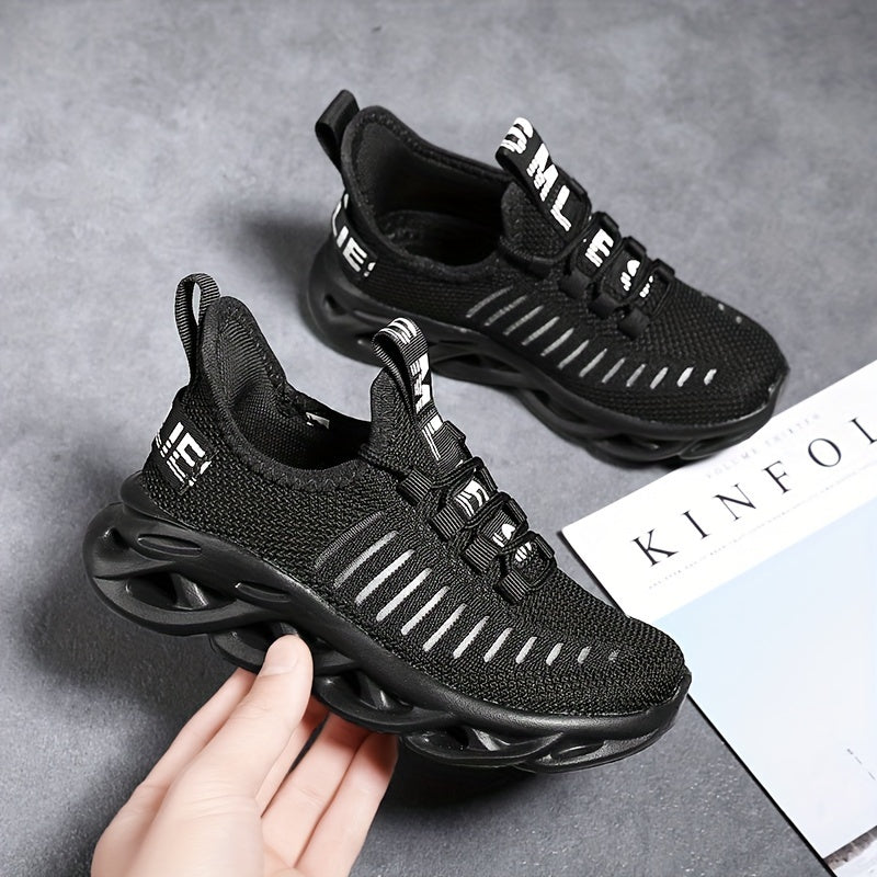 Yigitlar uchun kundalik sport poyabzali, shokni yutuvchi EVA taglik bilan, sirpanmaydigan, pastki qismi mato yuqori qismi