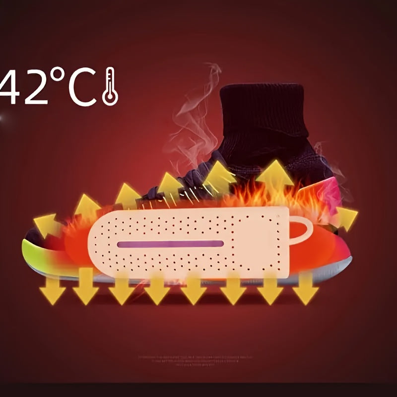 Portable USB Shoe Dryer Fast Drying Odor Elimination Home Outdoor Use