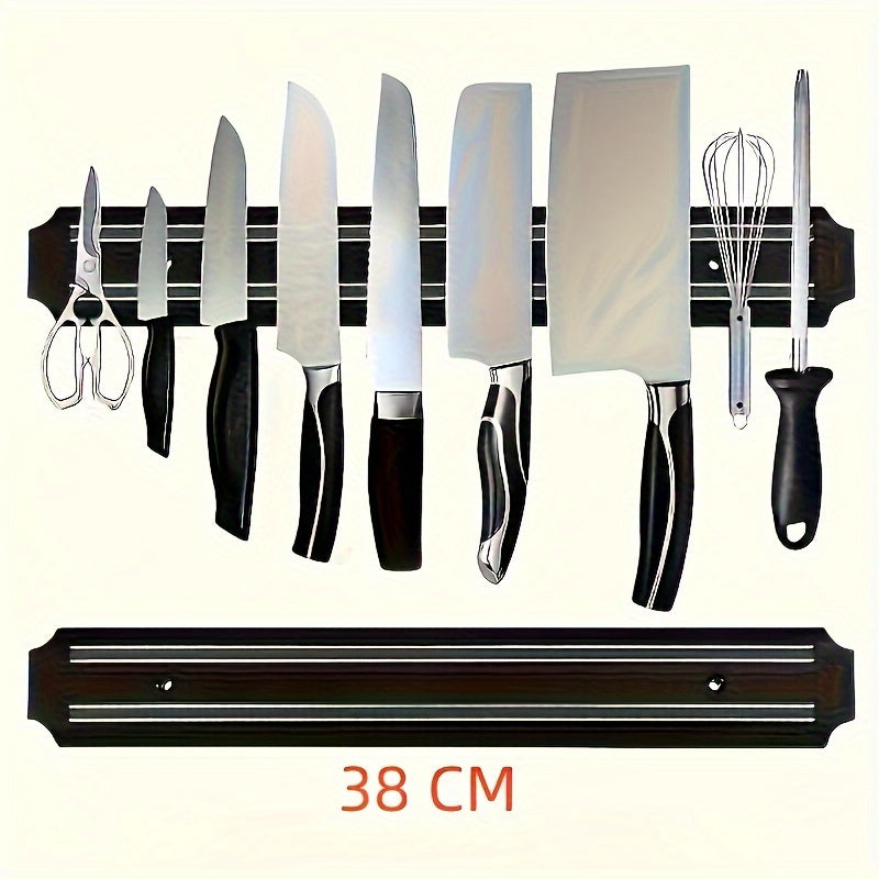 Magnetic Knife Rack Wall Mount Kitchen Utensil Organizer Durable Plastic