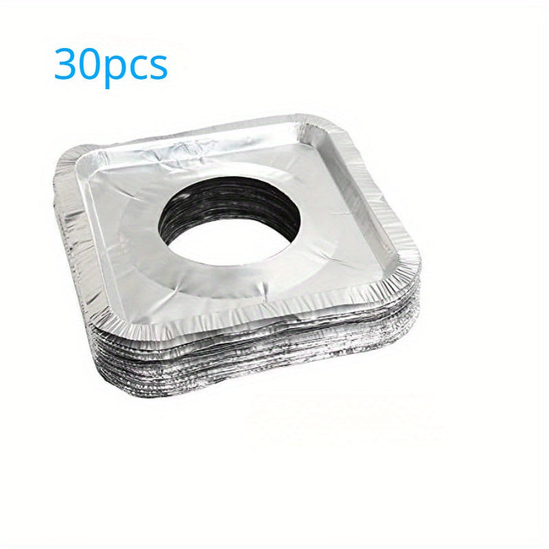 Disposable Gas Burner Liners 9-Inch Aluminum Foil Stove Top Protectors
