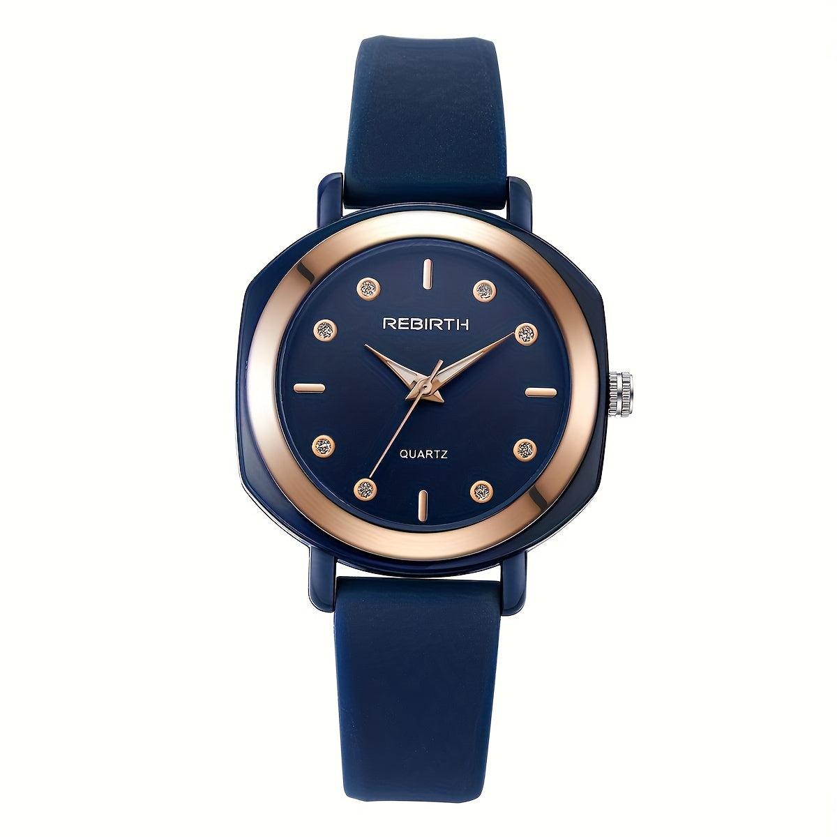 Ayollar uchun kichik kvarts soat, chiroyli silika jel strap va nafis dizayn bilan