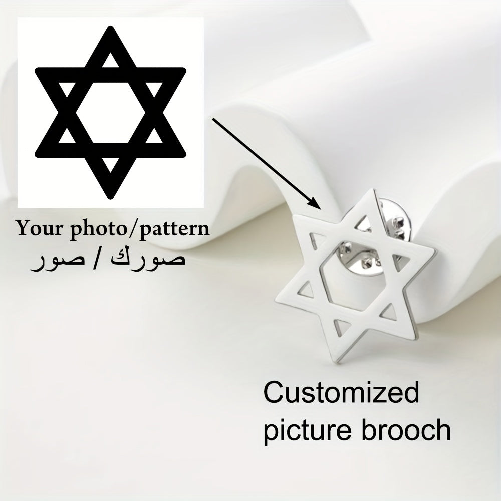 Shaxsiylashtirilgan zanglamaydigan po'latdan yasalgan broshlar, maxsus logotiplar va oilaviy sovg'alar