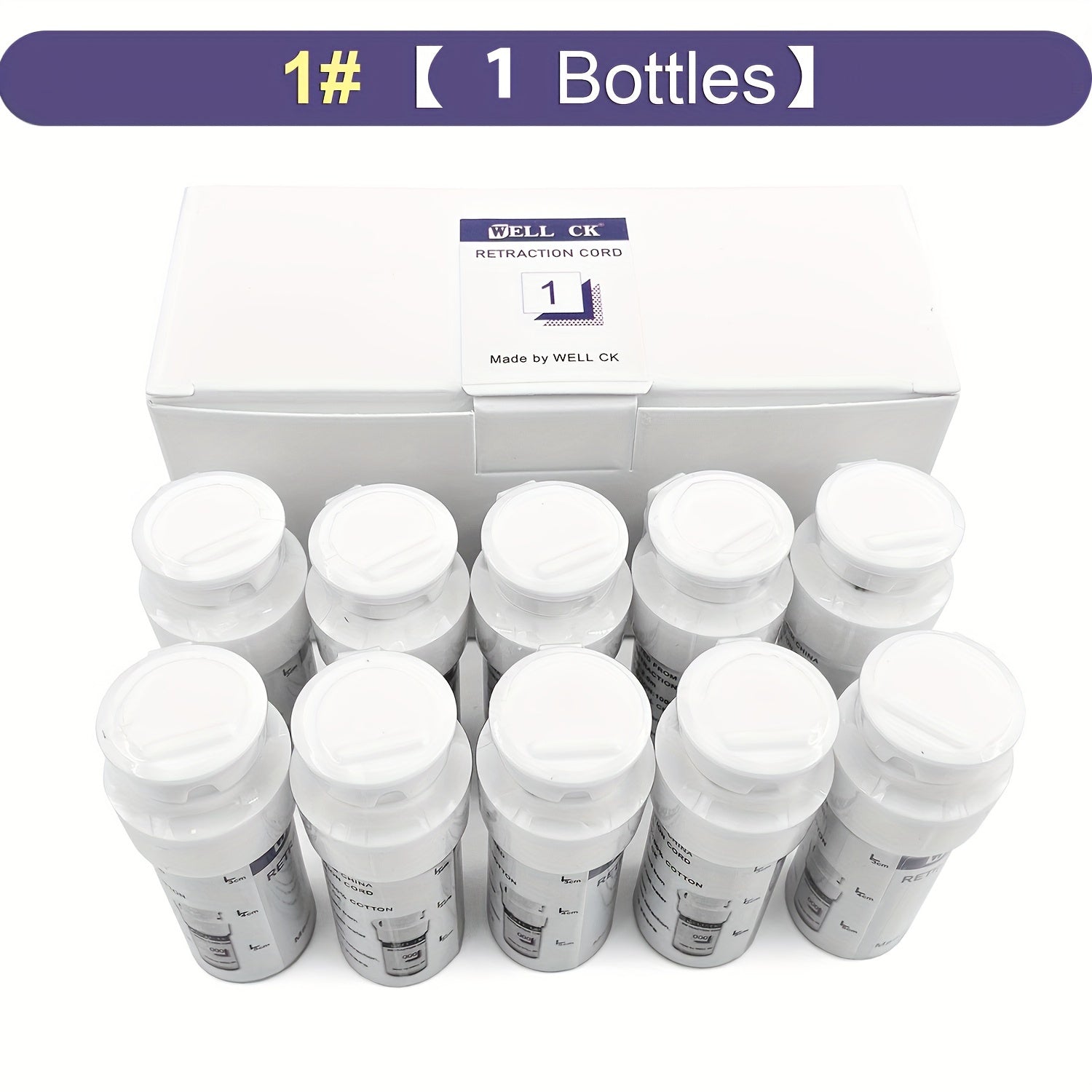 Unscented Dental Gingival Retraction Cord Cotton Thread Sizes 0-2