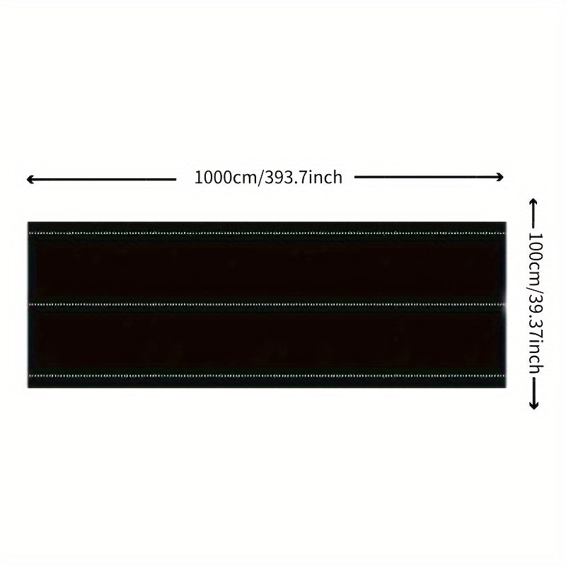 Black Plastic Garden Weed Barrier Mulch Roll 59.99cm-149.99cm Wide 10m Long