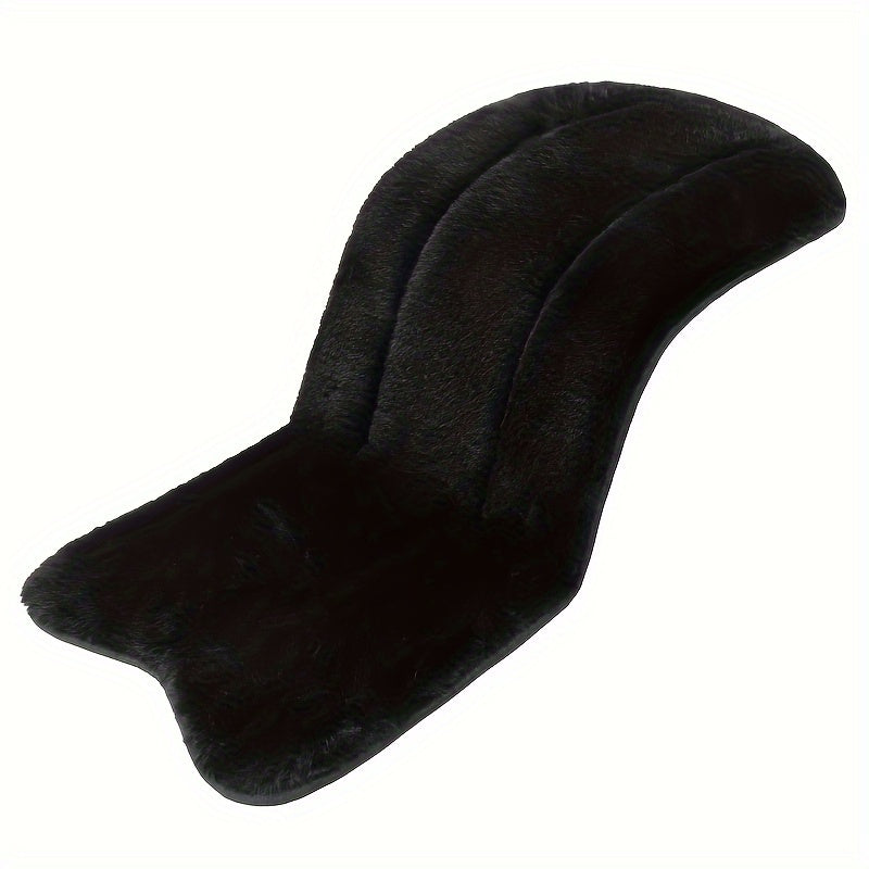 Plush Faux Rabbit Fur Stroller Seat Cushion Extra Warm Winter Pad for Kids