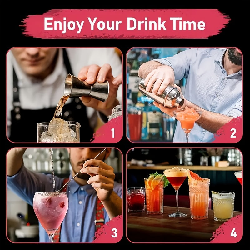 750ML Kokteyl chayqash uchun bar to'plami, Margarita mikser, jigger va filtr bilan