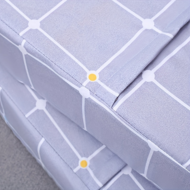 Pair of Latex Memory Pillows with Wave Design and Pillowcases for Adults