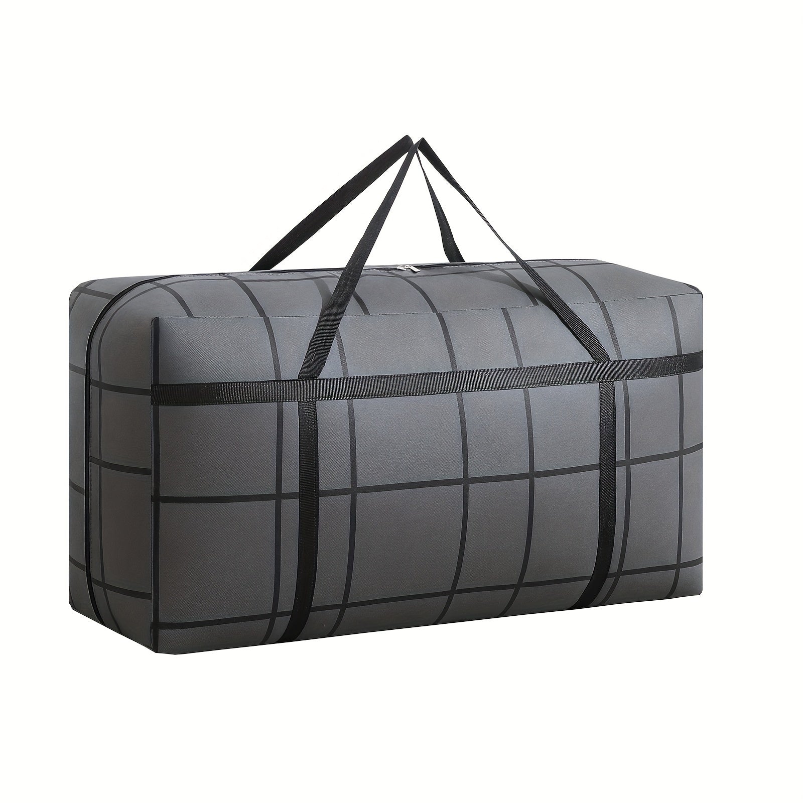 Black Non-Woven Storage Bag for Quilts Clothes Blankets and Toys