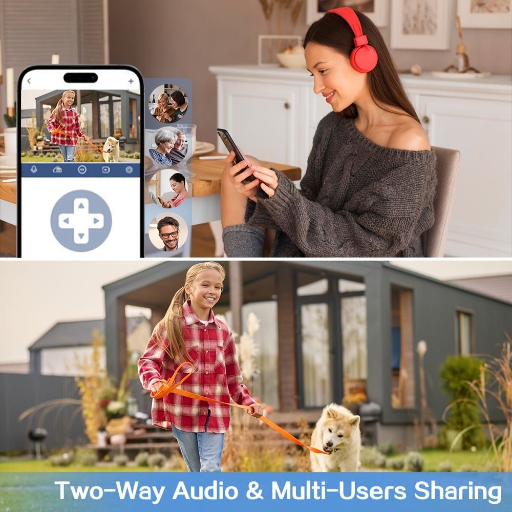 Wireless Cellular Security Camera with Solar Power 3G/4G LTE Night Vision Motion Detection