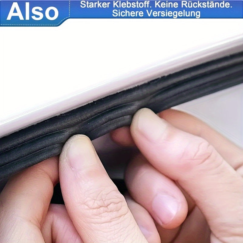 Automotive Rubber Weather Stripping Seal Door Edge Protector 10M Self-Adhesive