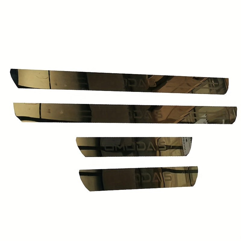 4 dona zanglamaydigan po'latdan yasalgan eshik to'shagi himoyasi Omoda5 uchun eshik himoyasi