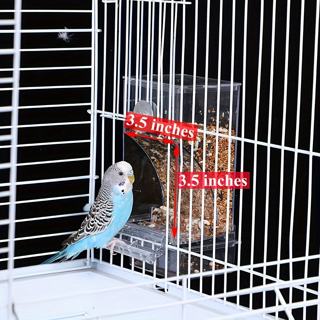 Kichik qushlar uchun avtomatik qushlar uchun oziqlantiruvchi va suv berish moslamasi, mustahkam PP dan tayyorlangan