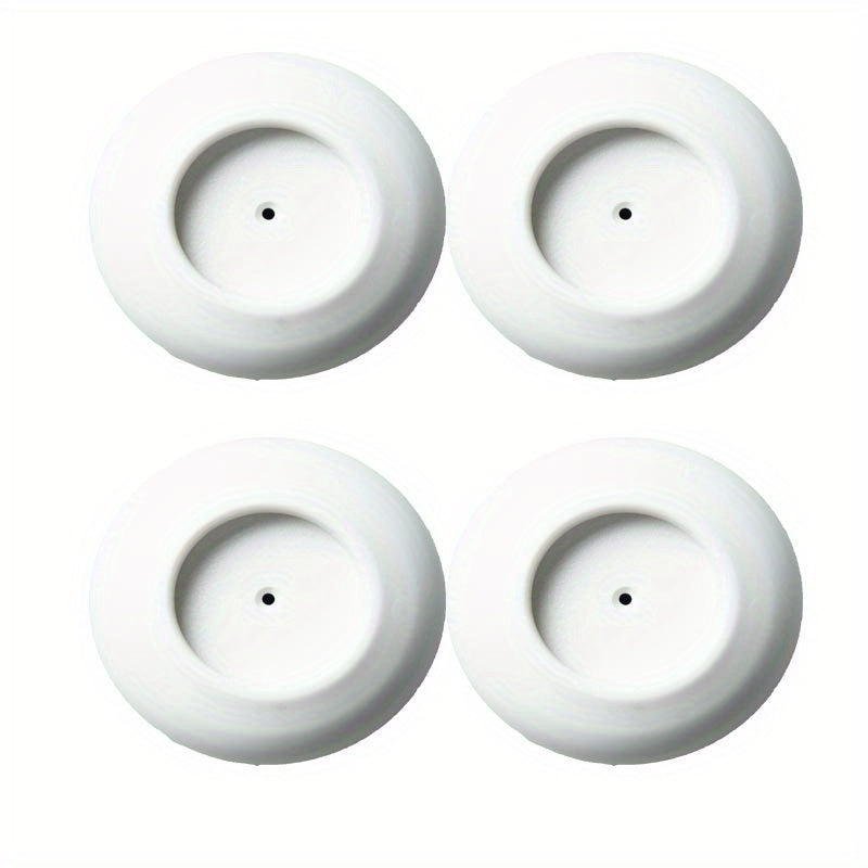 Set of 4 White Rubber Gate Wall Protectors for Pet and Safety Gates