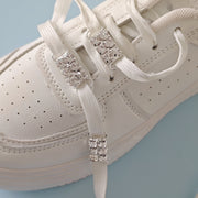 Women's Rhinestone Shoe Laces, Glamorous Decoration for Casual and Sports Shoes