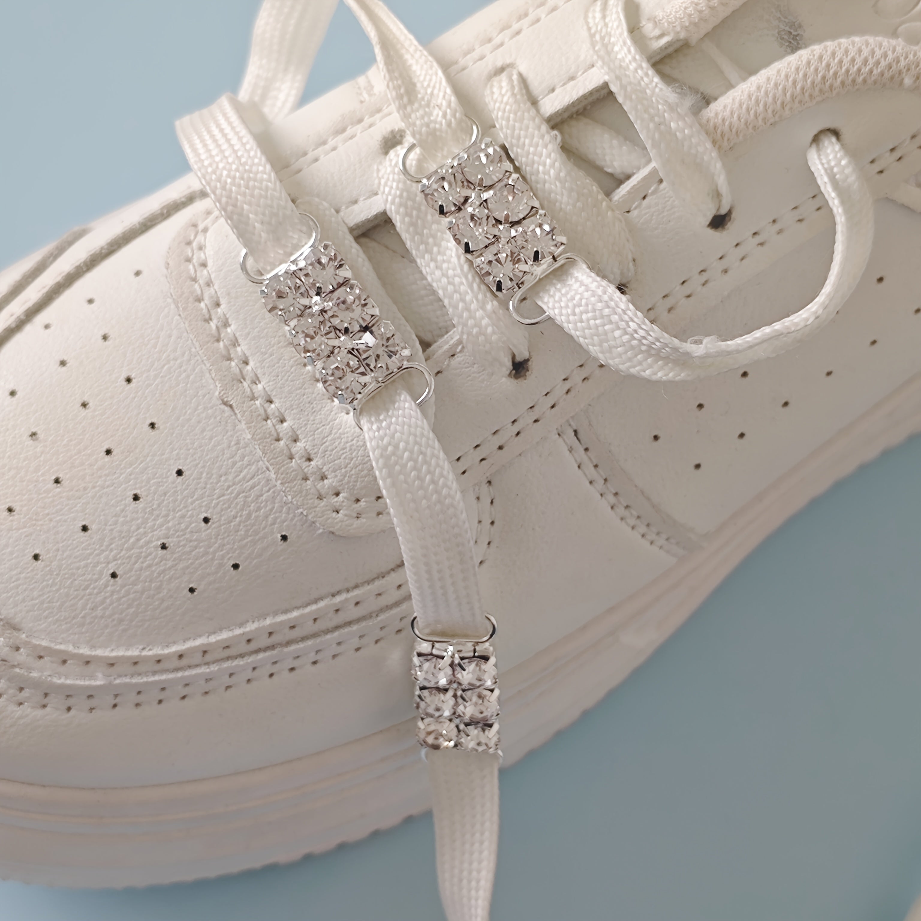 Women's Rhinestone Shoe Laces, Glamorous Decoration for Casual and Sports Shoes