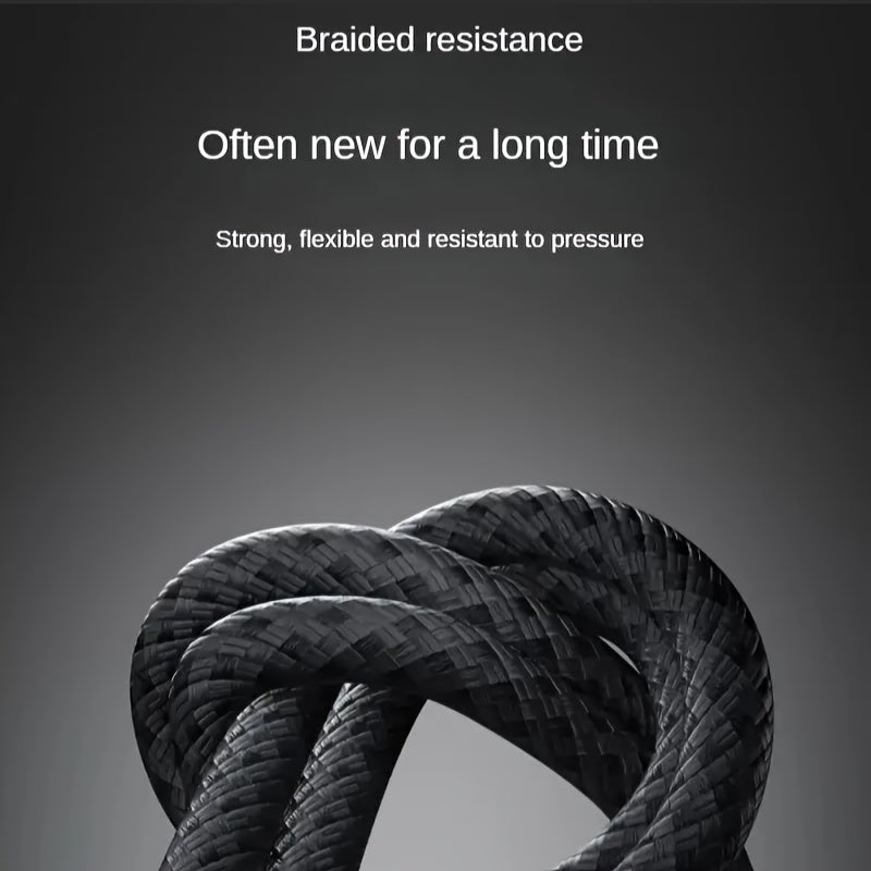 Cable trenzado de carga rápida USB Type-C 120W Tungsten Golden 3m