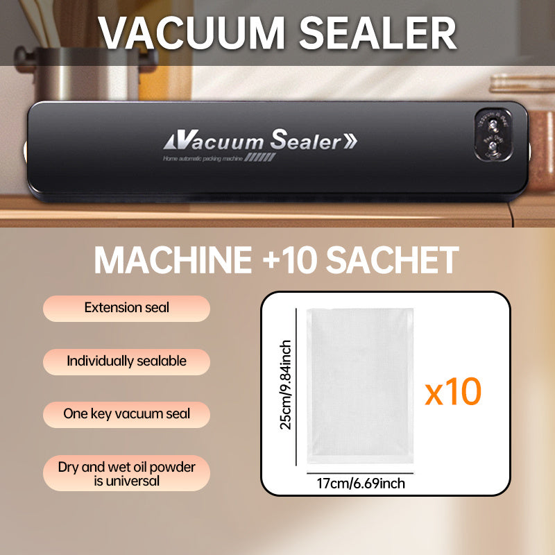 Portable vacuum sealer set for food preservation Australian plug