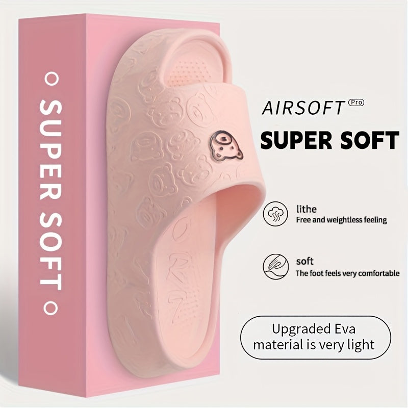 Unisex EVA Non-Slip Sandals Minimalist Stripes Indoor Outdoor Comfortable