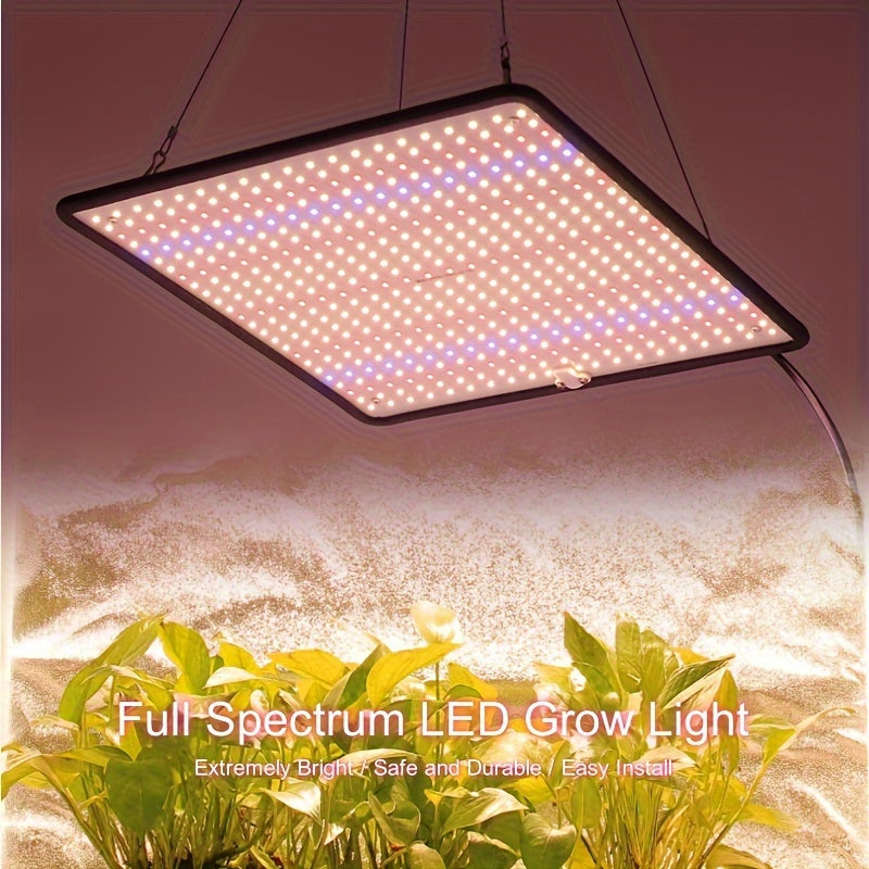 45W Full Spectrum LED Grow Light for Indoor Plants Greenhouse Hydroponics 2.5x2.5ft