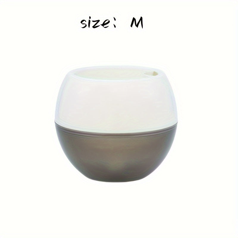 Modern Self-Watering Planter Round Plastic Indoor Outdoor Low-Maintenance