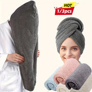 Microfiber Hair Towel Wrap for Women Quick Dry Super Absorbent Curl Enhancing