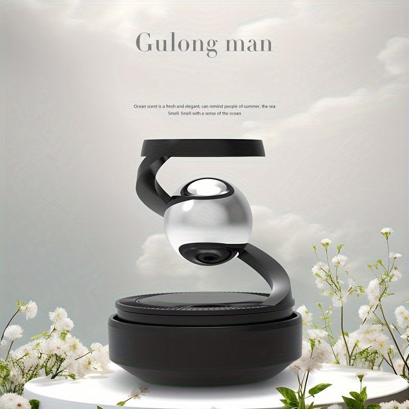 Solar Energy Rotating Star Ring Jewelry with Solid Fragrance Tablets