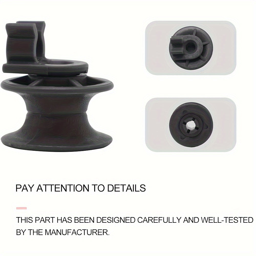 Set of 4 Plastic Upper Dishrack Roller Wheels for Dishwasher Models 4581DD9001B PS3523050