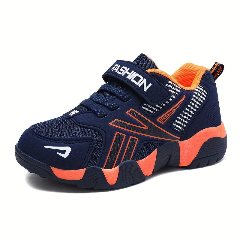 Kids Boys and Girls Casual Sports Sneakers Large Sizes 28-40 Breathable Fabric Rubber Sole
