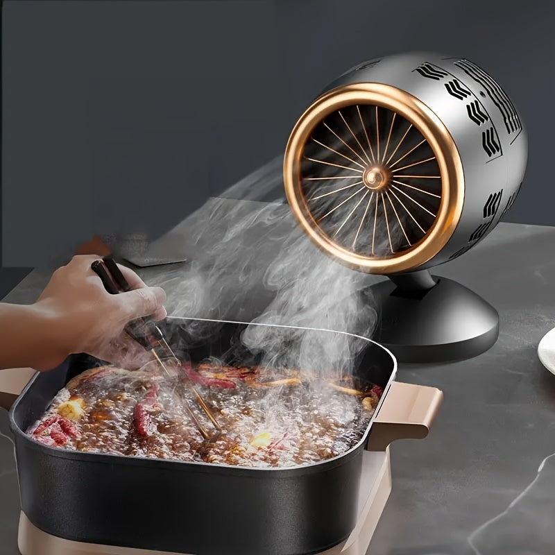 Campana extractora portátil con alimentación USB para barbacoa en interiores, ventilación de cocina para autocaravanas