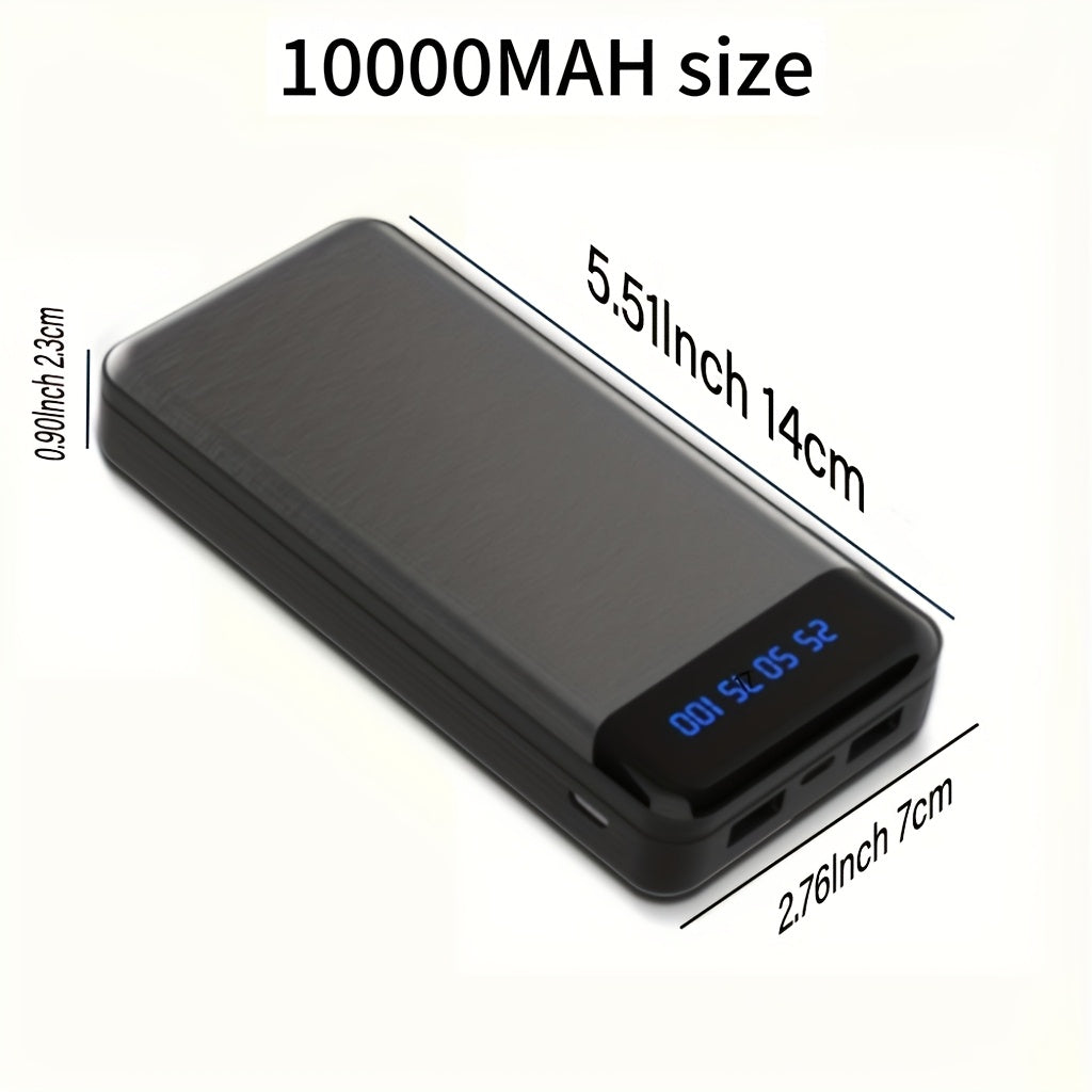 20000mAh Portable Power Bank Fast Charging USB-C USB-A Universal Compatibility Compact Travel Emergency