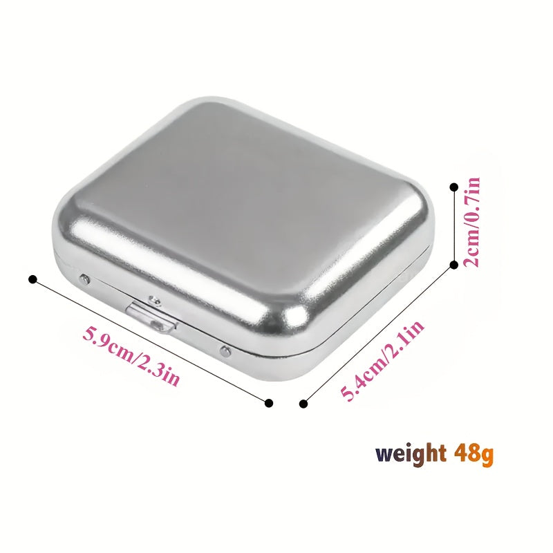 Mini Stainless Steel Ashtray Portable Small Outdoor Pocket Smoking Accessory