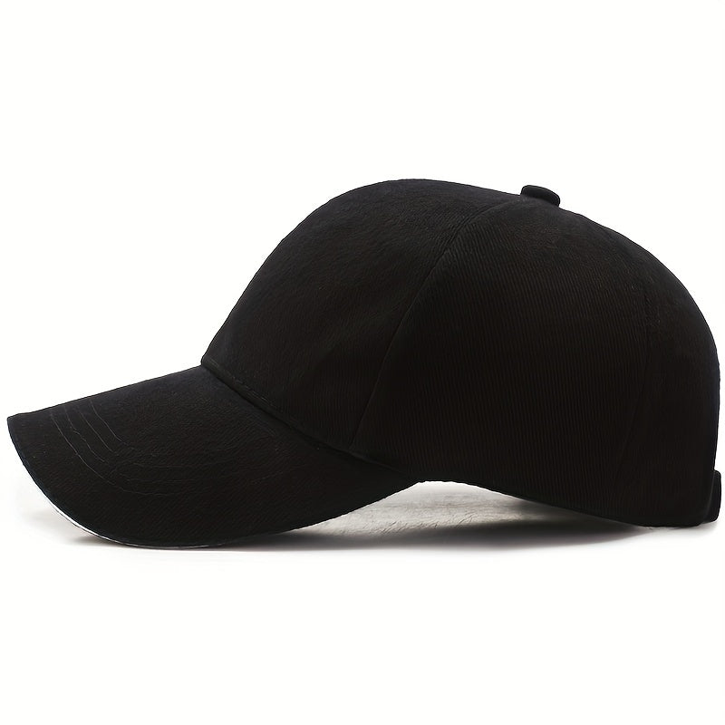 Low Profile Solid Color Baseball Cap Unisex Dad Hat for Men Women